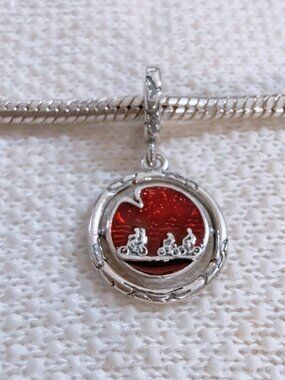 Stranger Things Upside Down Dangle Charm Silver Charm For Pandora Bracelet